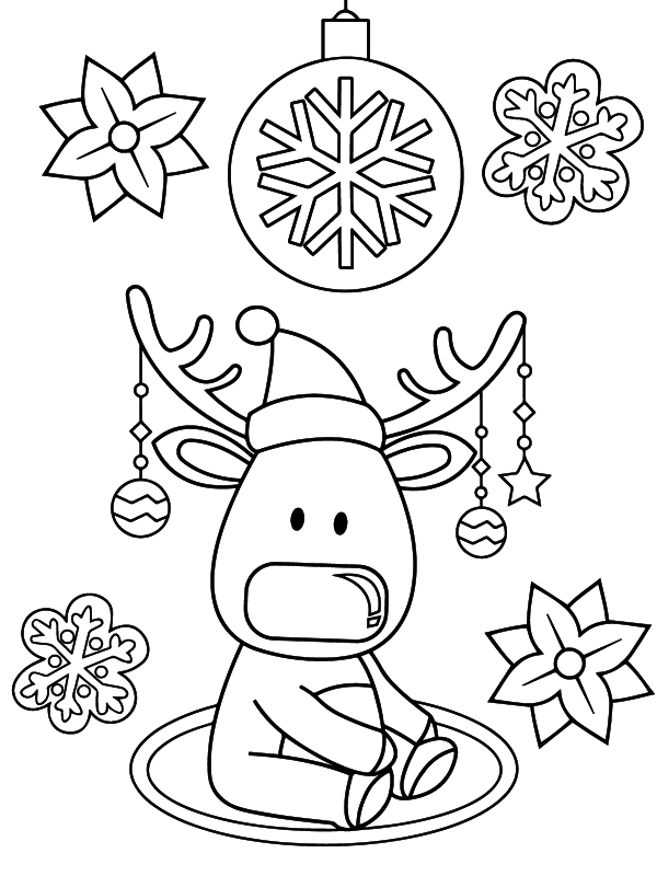 Preschool Christmas Coloring Pages 15