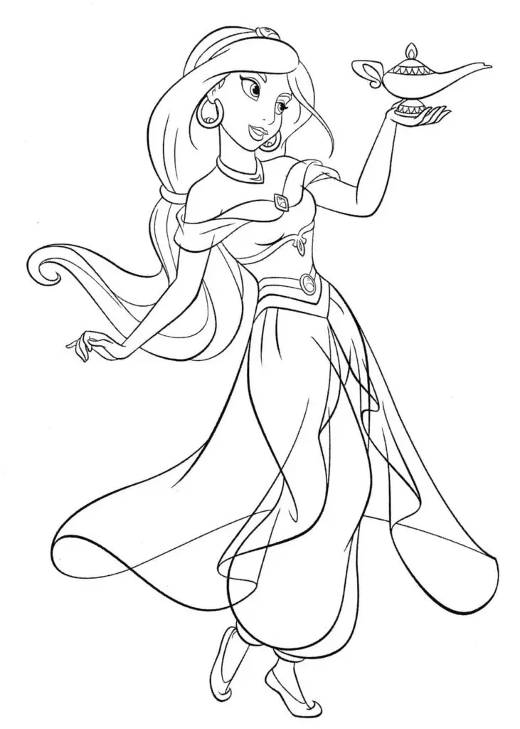 Princess Coloring Pages 121