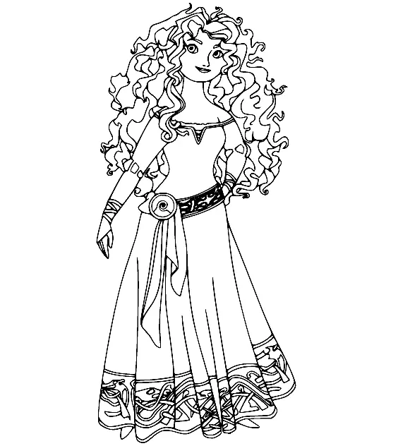 Desenhos de Princess Para Colorir 157