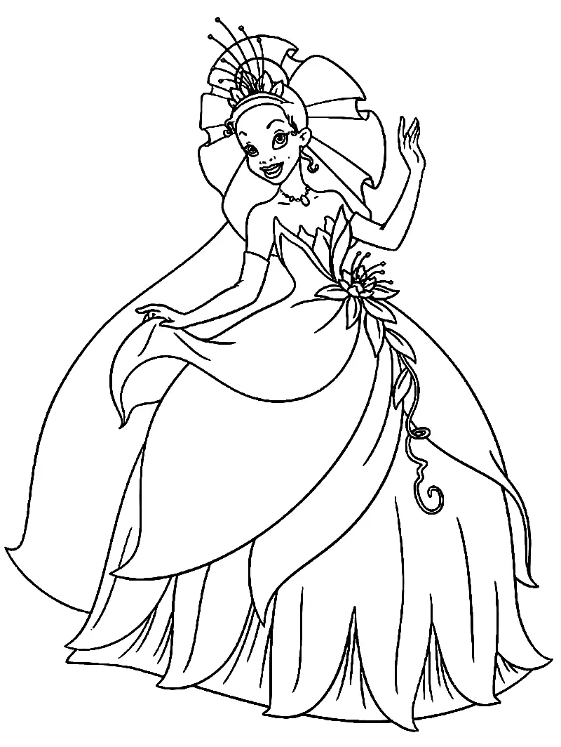 Princess Coloring Pages 166