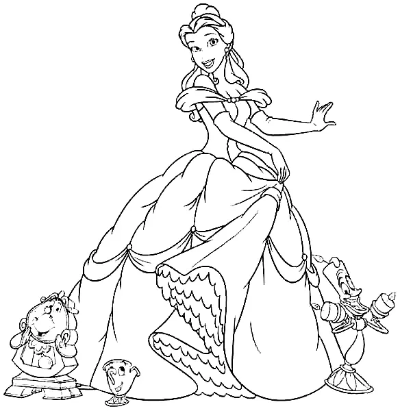 Desenhos de Princess Para Colorir 52