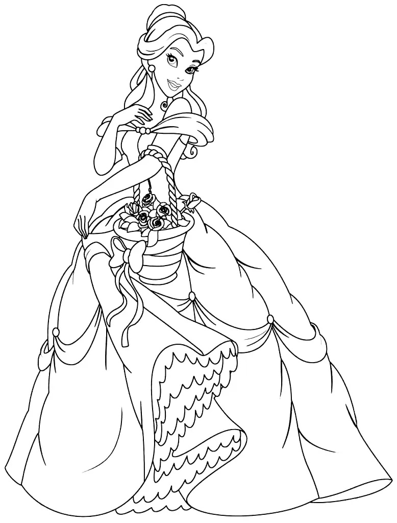 Princess Coloring Pages 70