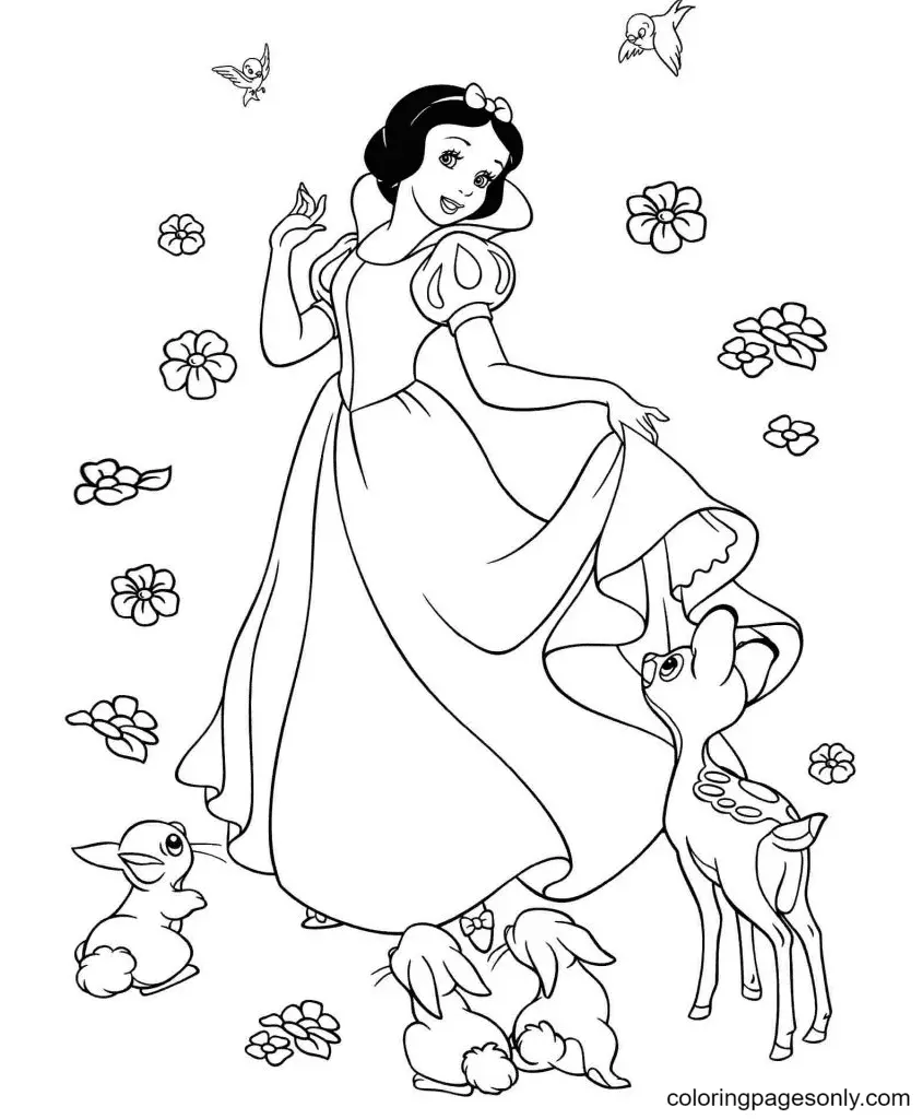 Desenhos de Princess Para Colorir 80