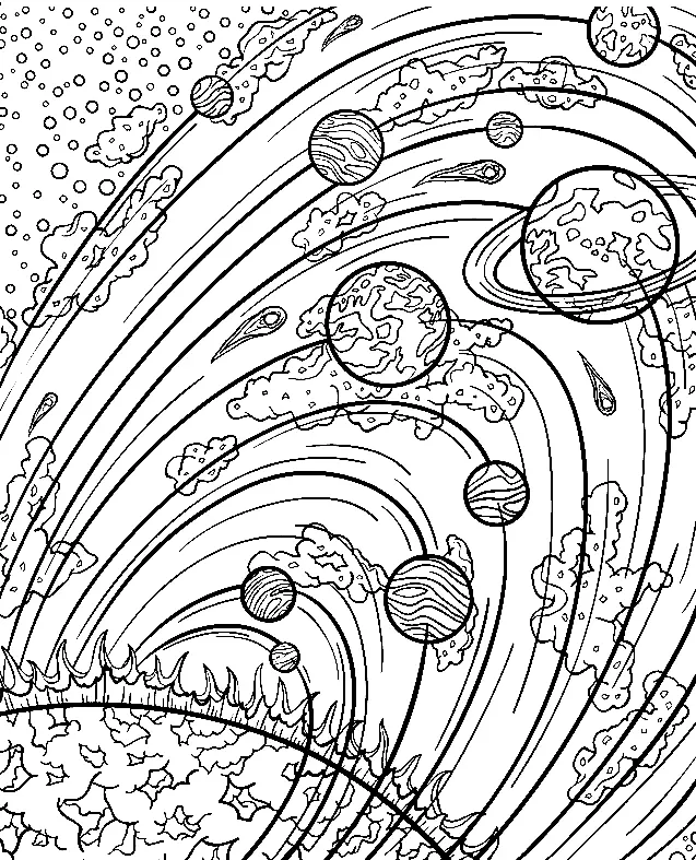 Psychedelic Coloring Pages 15