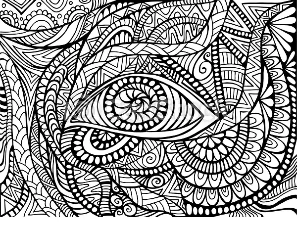 Psychedelic Coloring Pages 21