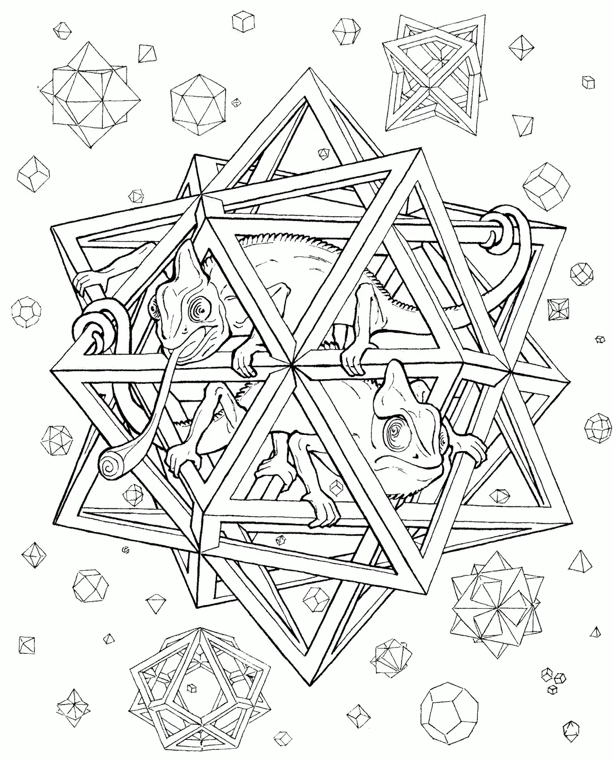 Psychedelic Coloring Pages 23