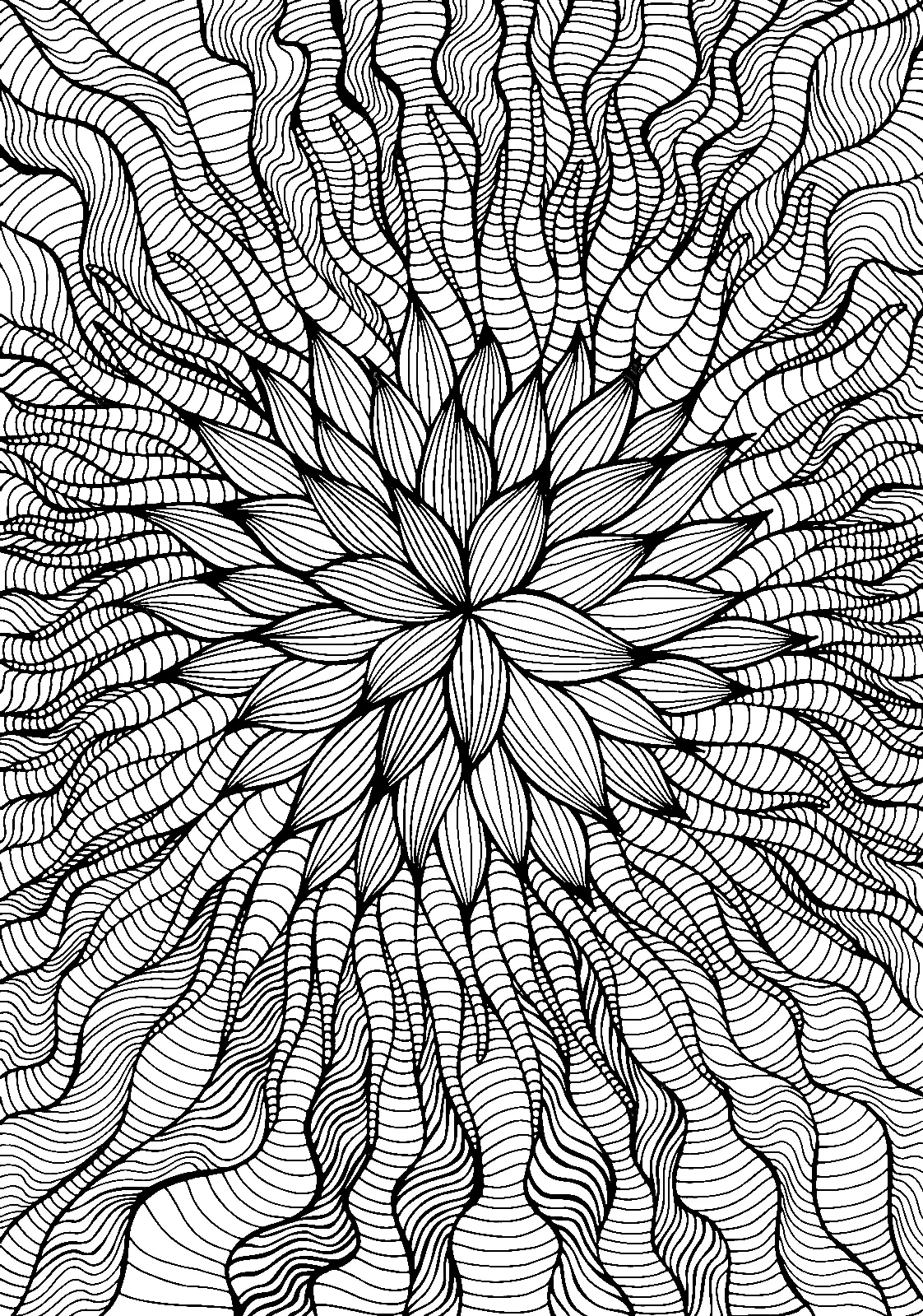 Psychedelic Coloring Pages 27