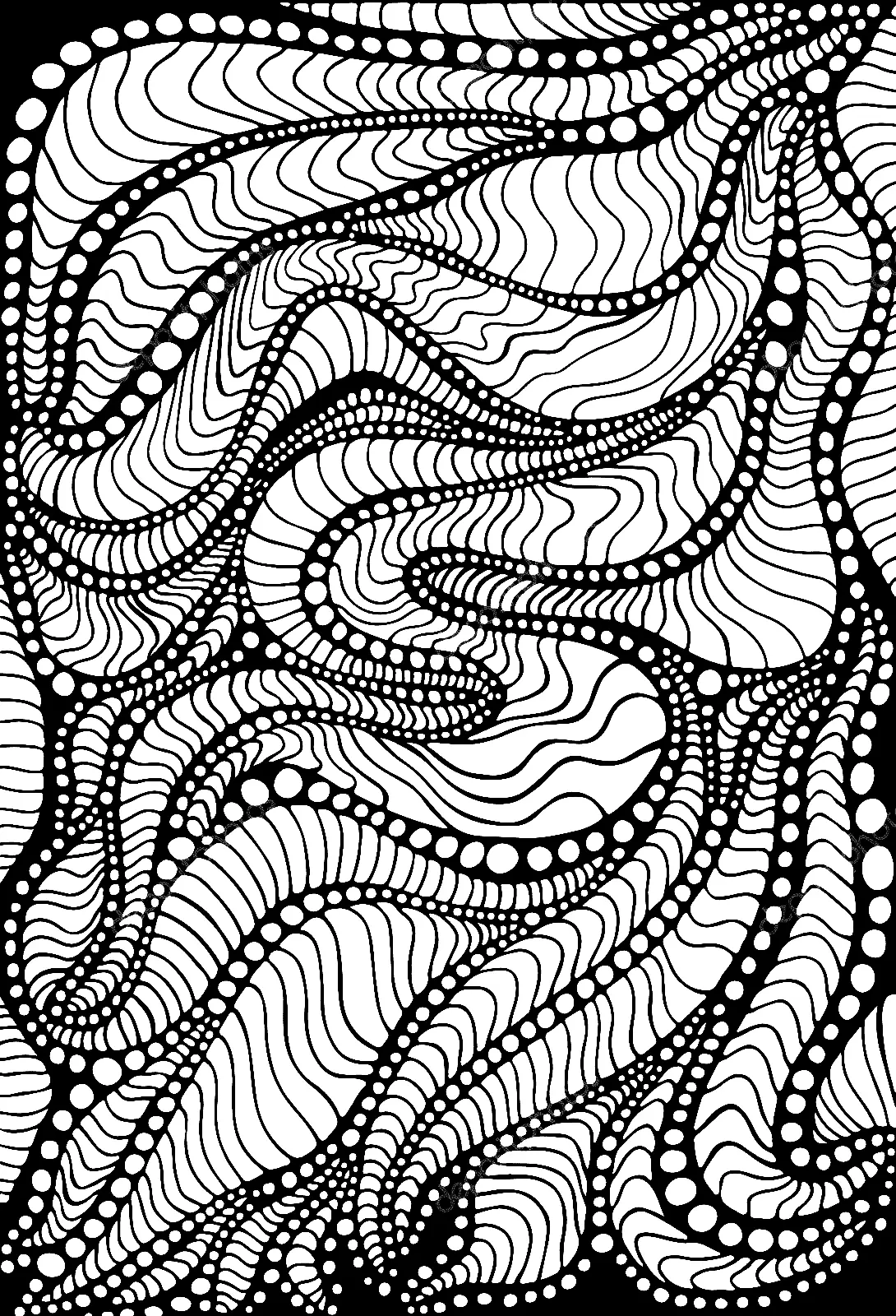 Psychedelic Coloring Pages 28