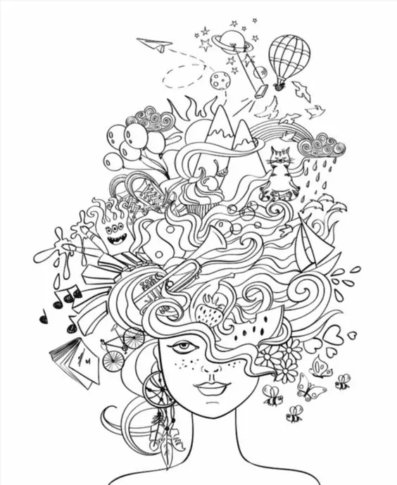 Psychedelic Coloring Pages 42