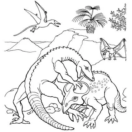 Pteranodon Coloring Pages 6