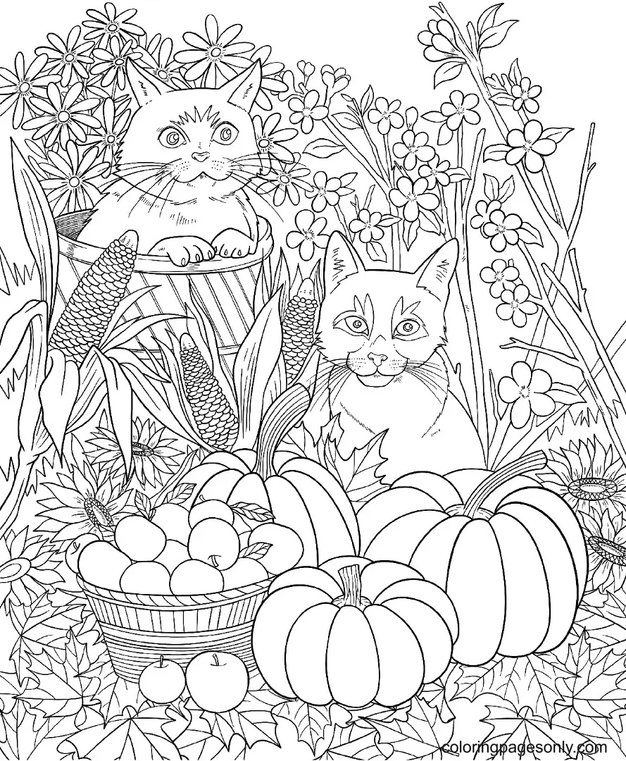 Pumpkin Coloring Pages 12