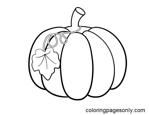 Pumpkin Coloring Pages 15