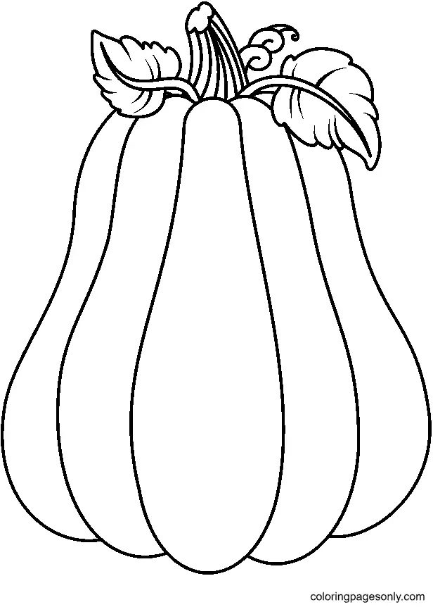 Pumpkin Coloring Pages 17