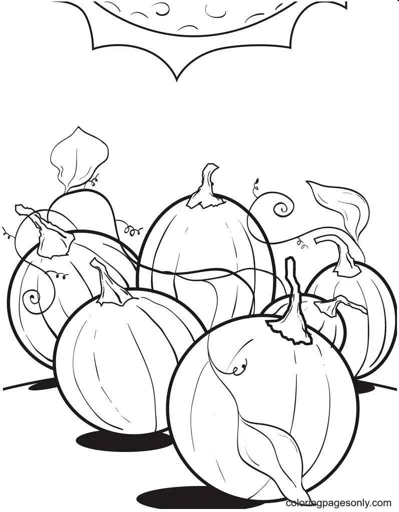 Pumpkin Coloring Pages 23