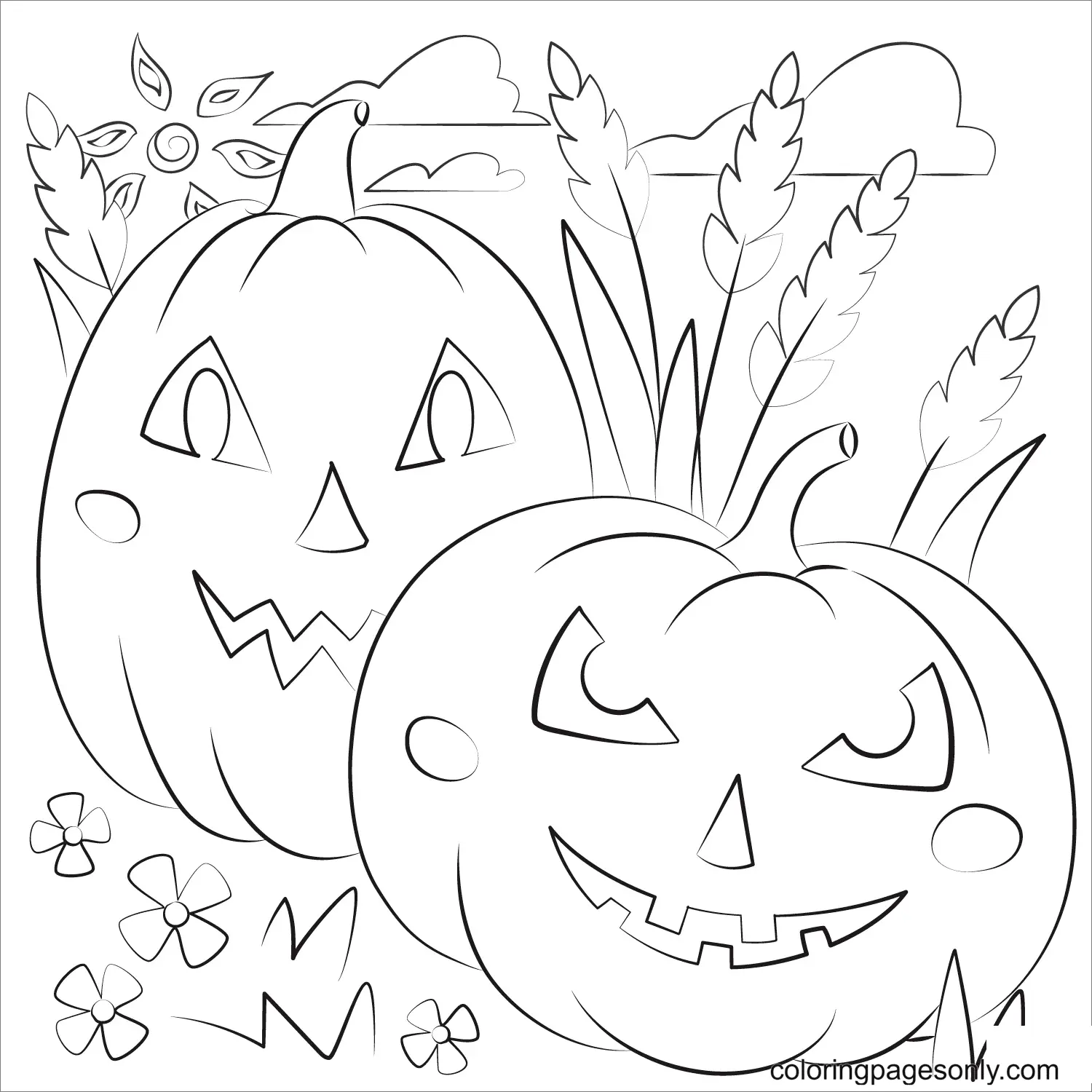 Pumpkin Coloring Pages 33