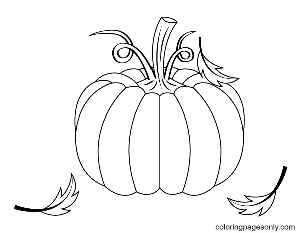 Pumpkin Coloring Pages 38