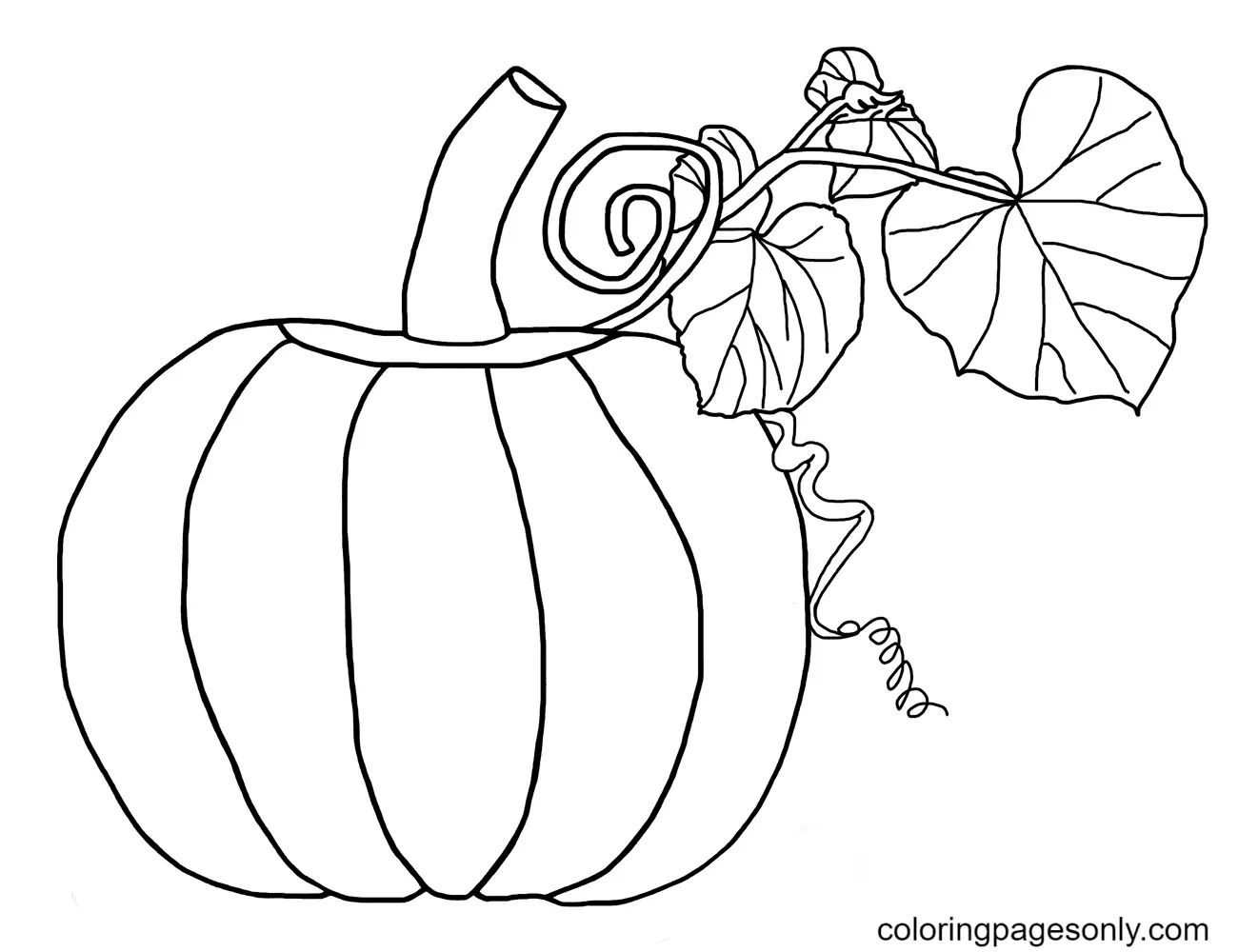 Pumpkin Coloring Pages 45