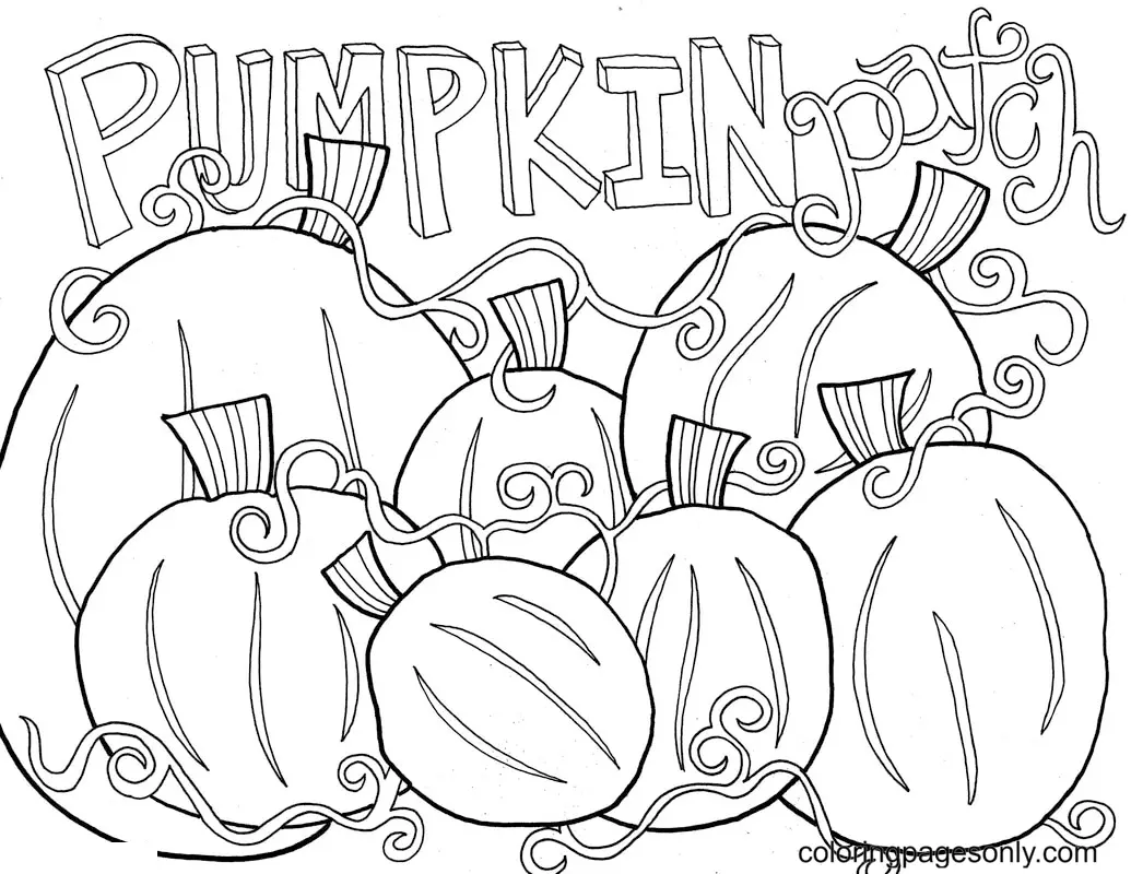 Desenhos de Pumpkin Para Colorir 5