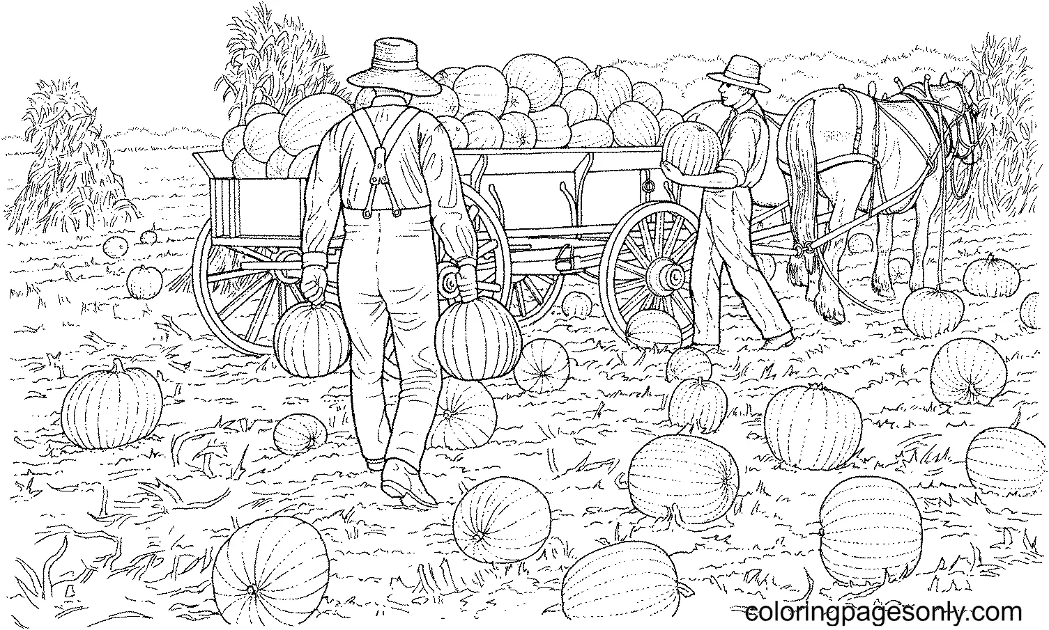 Pumpkin Coloring Pages 54