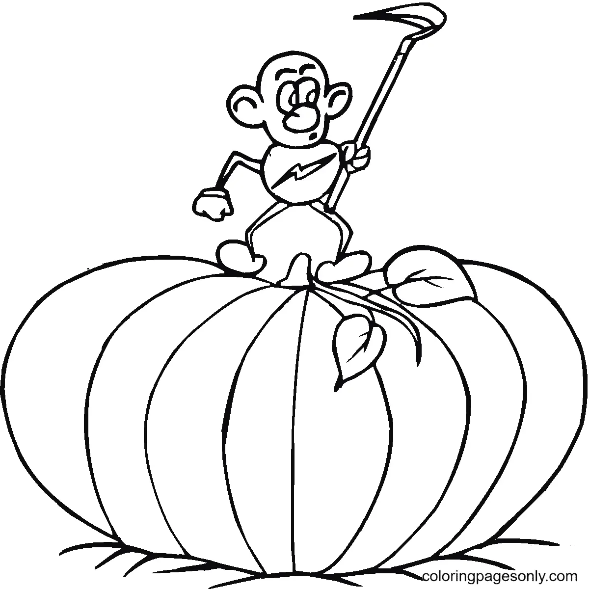 Pumpkin Coloring Pages 60