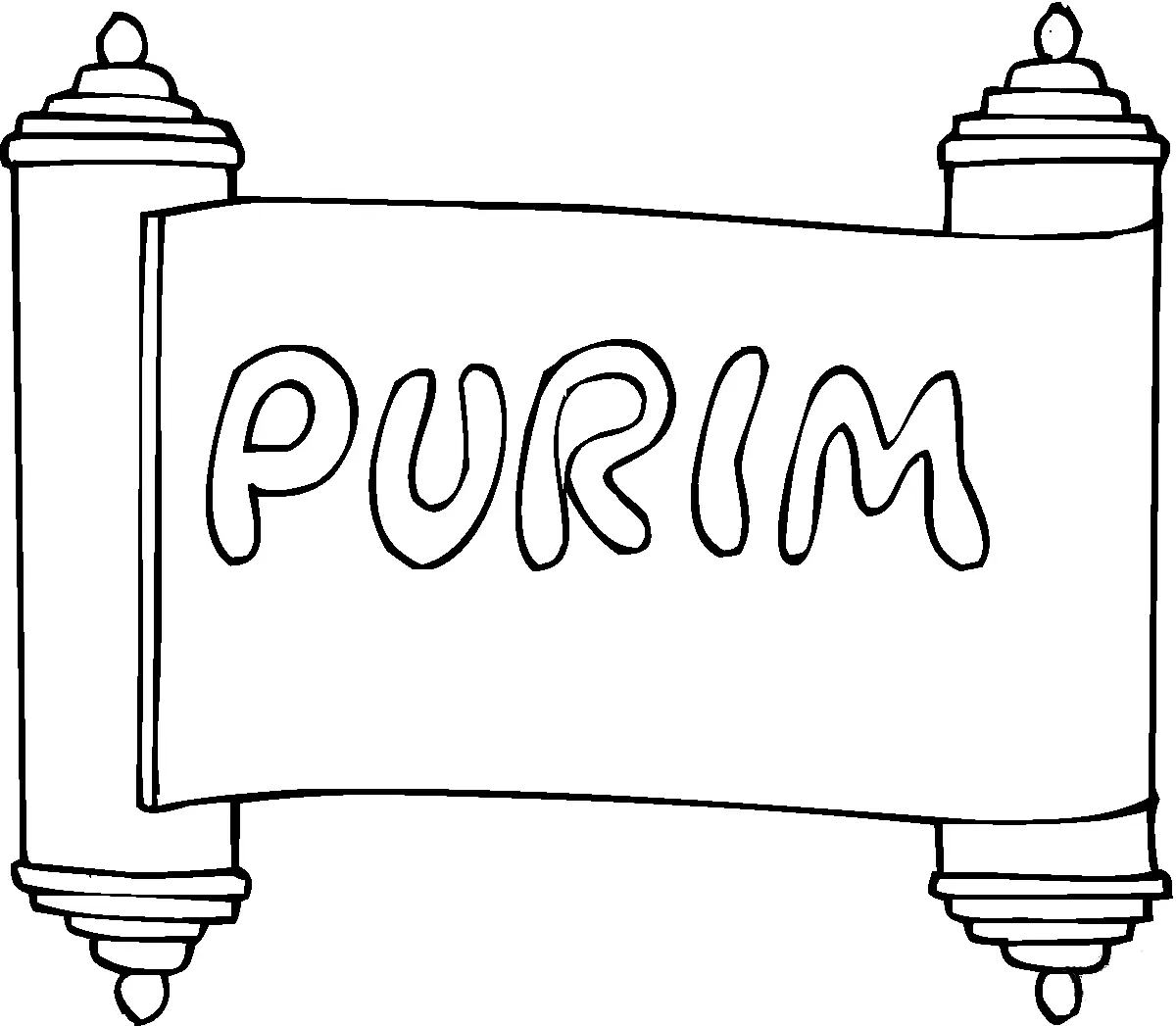 Purim Coloring Pages 11