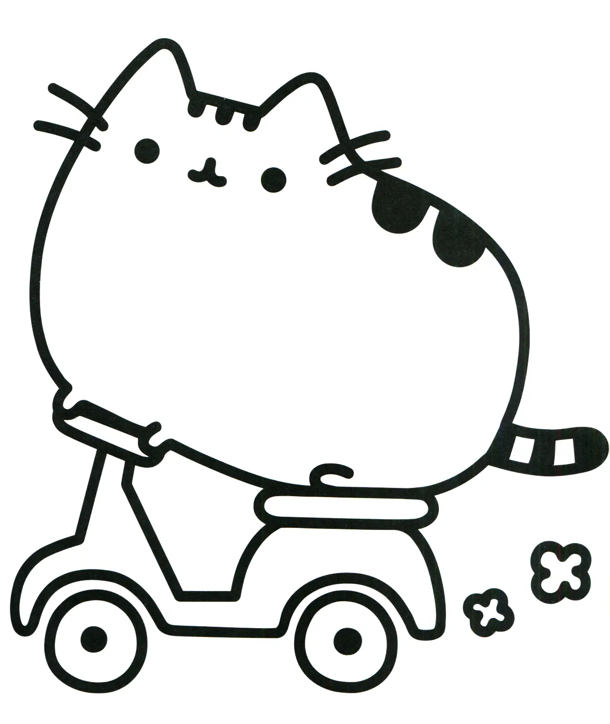 Pusheen Coloring Pages 11