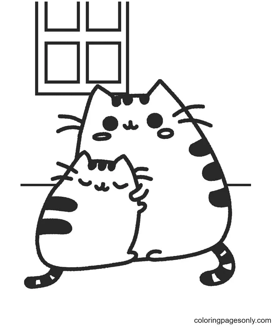 Pusheen Para Colorear 126