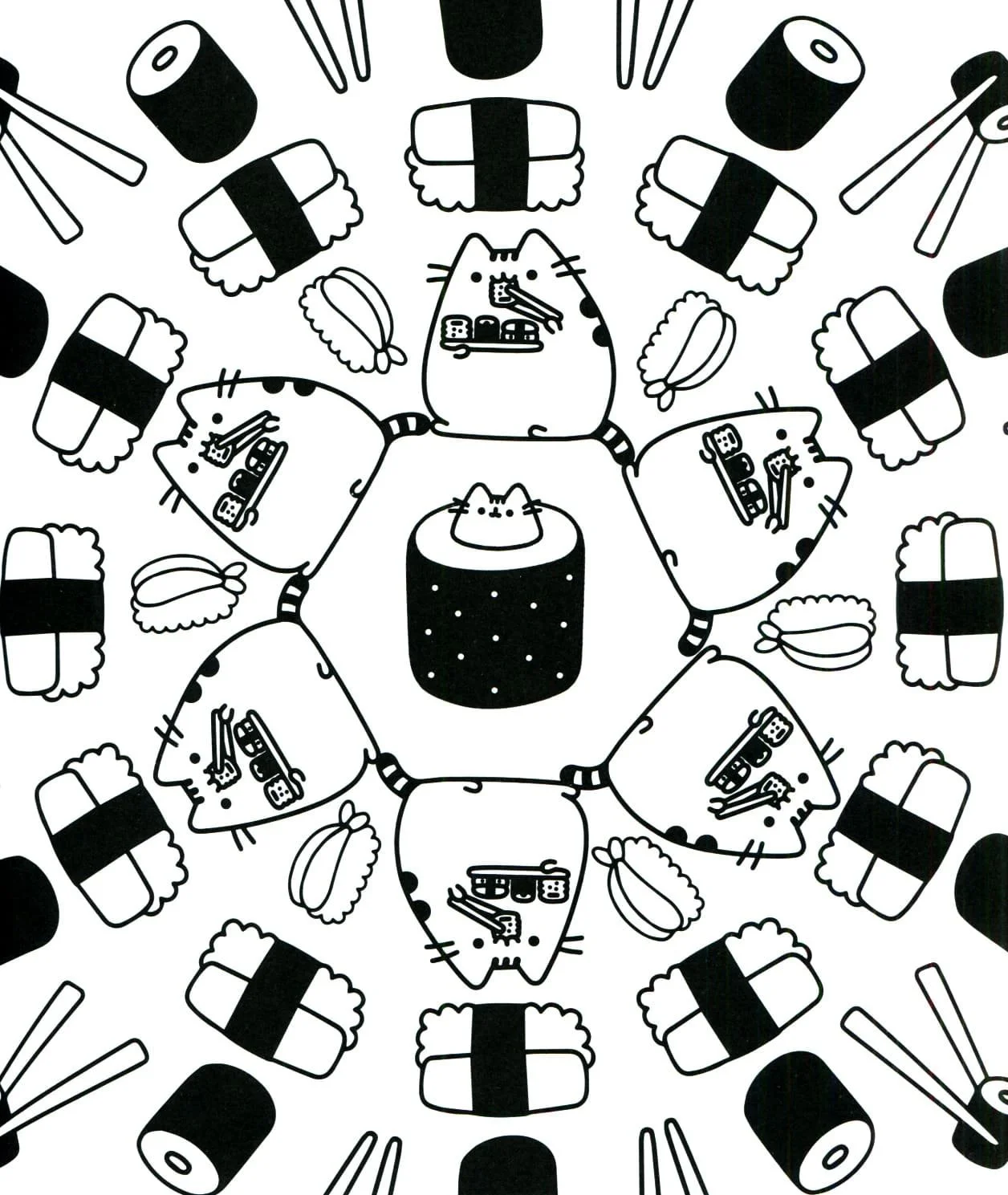 Desenhos de Pusheen Para Colorir 138