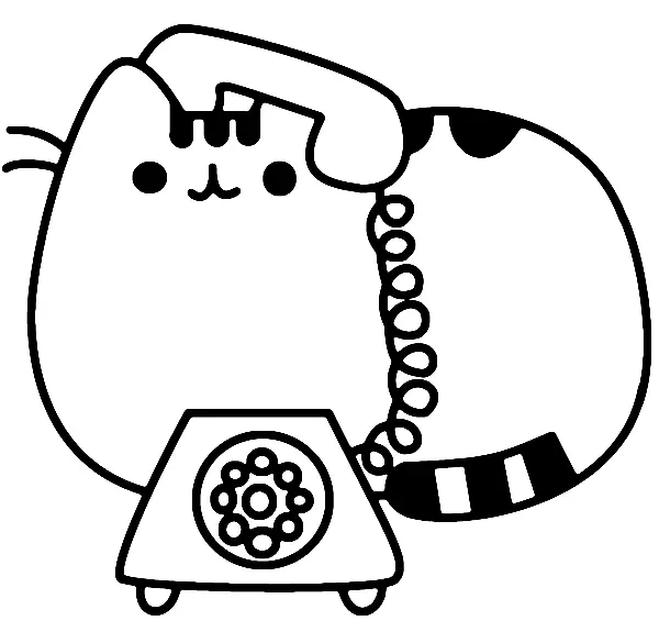 Pusheen Coloring Pages 185