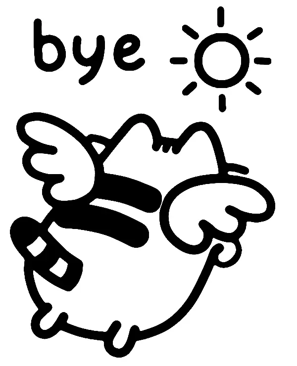 Pusheen Ausmalbilder 218