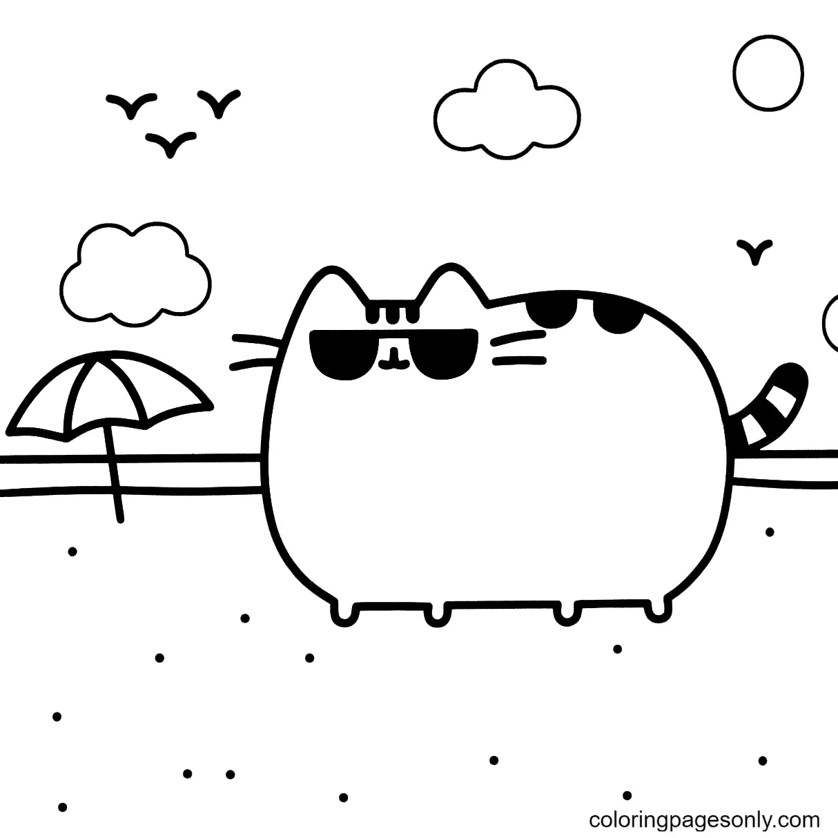 Pusheen Coloring Pages 28