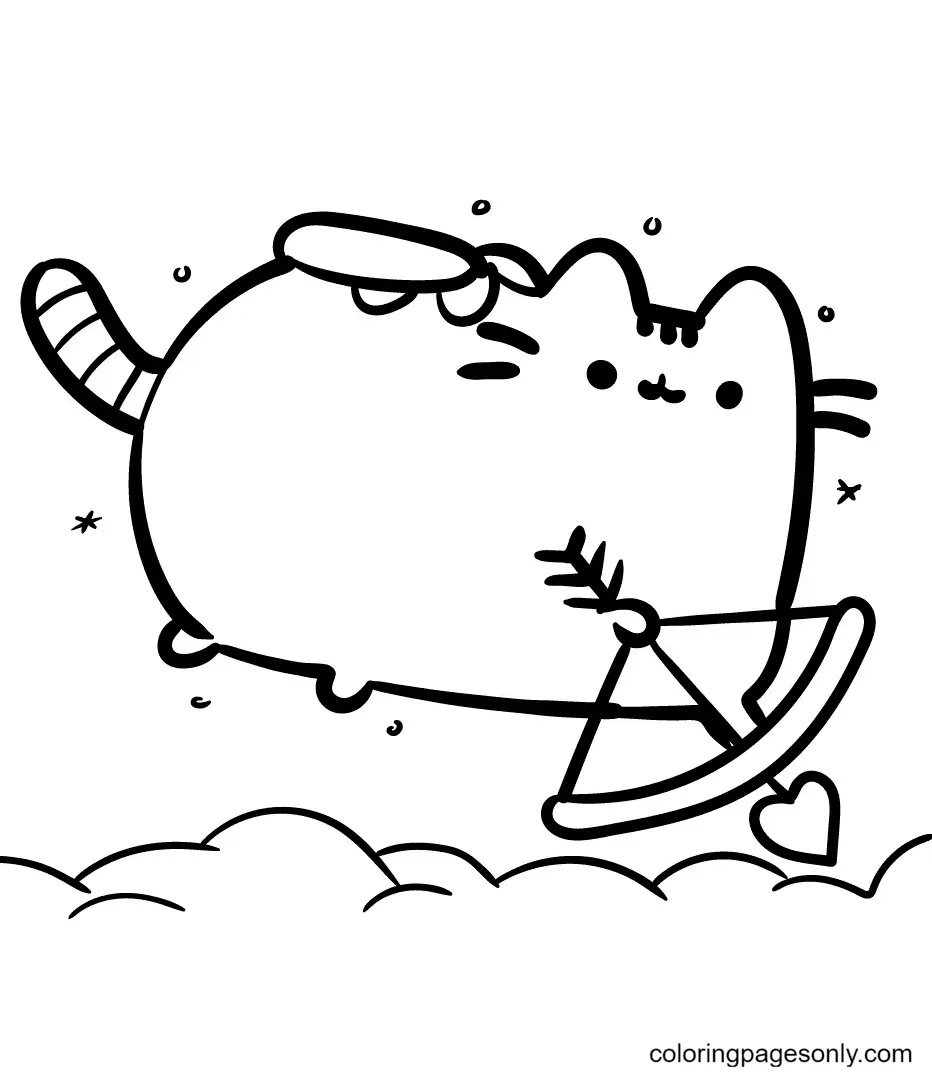 Pusheen Coloring Pages 38