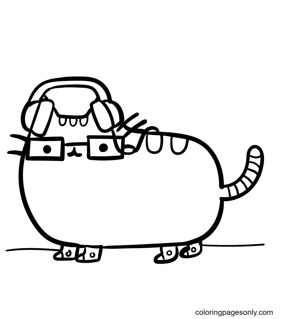 Pusheen Coloring Pages 41