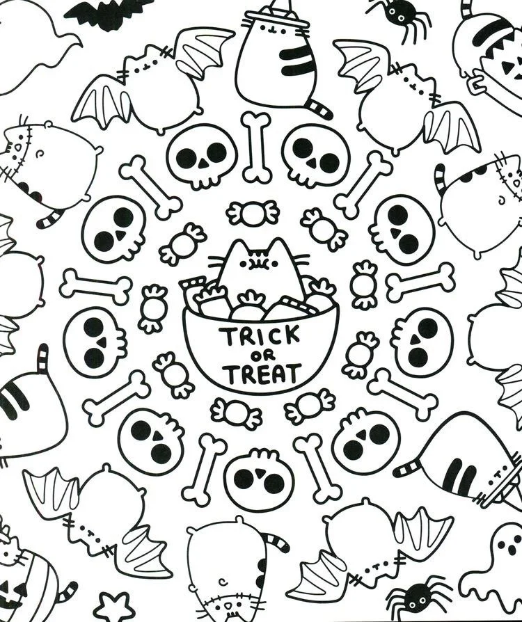 Pusheen Coloring Pages 76