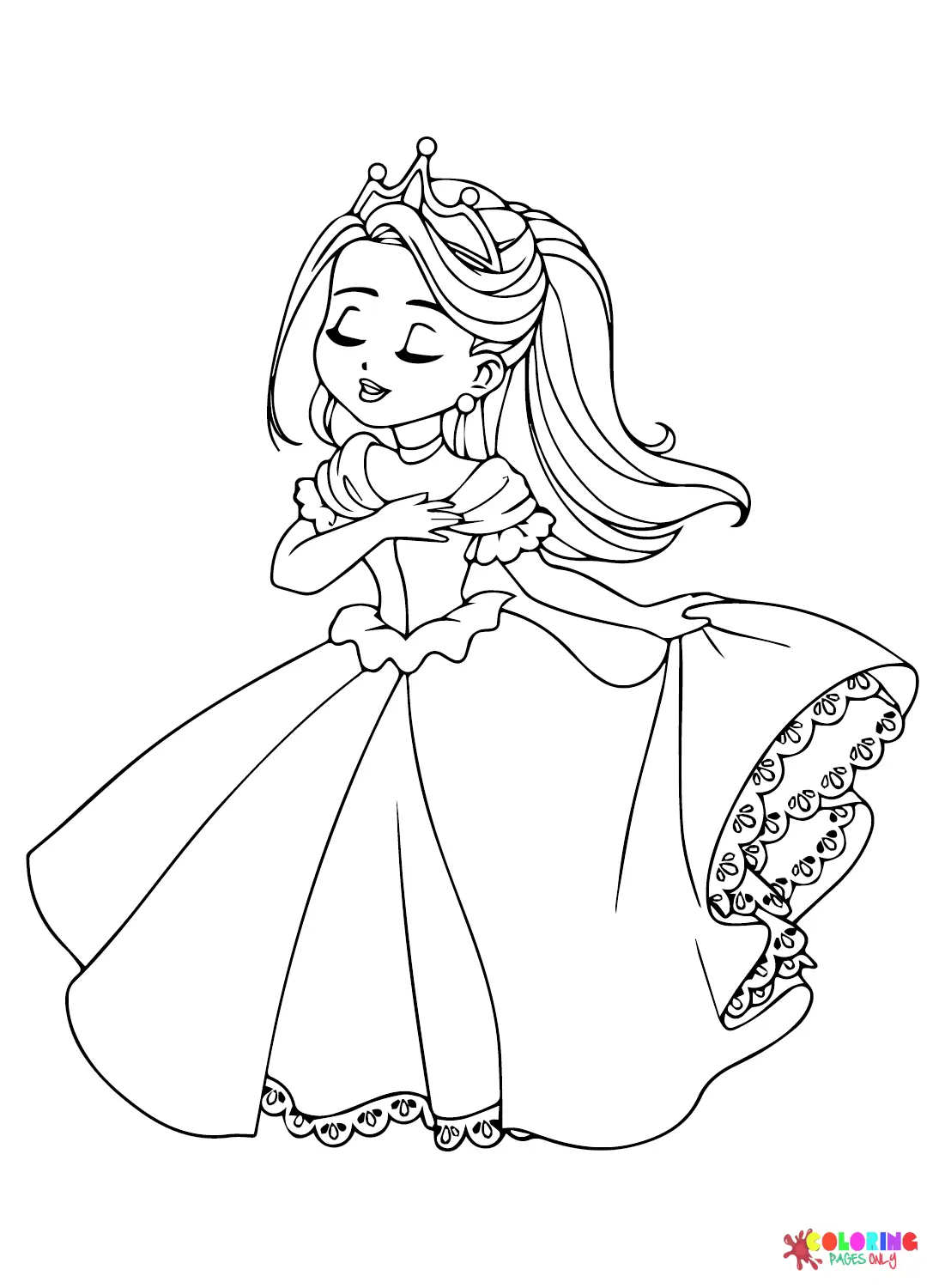 Queen Coloring Pages 11