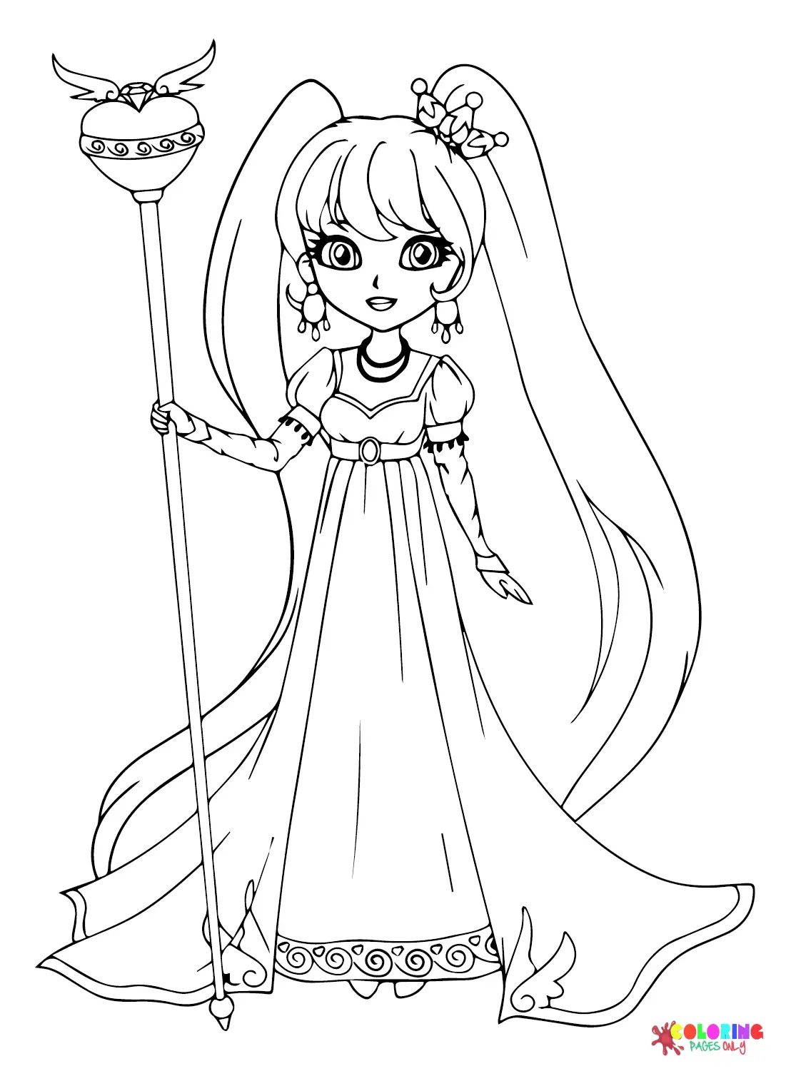 Queen Coloring Pages 14