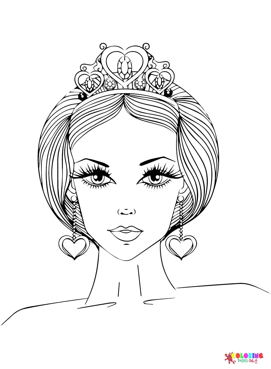 Queen Coloring Pages 17