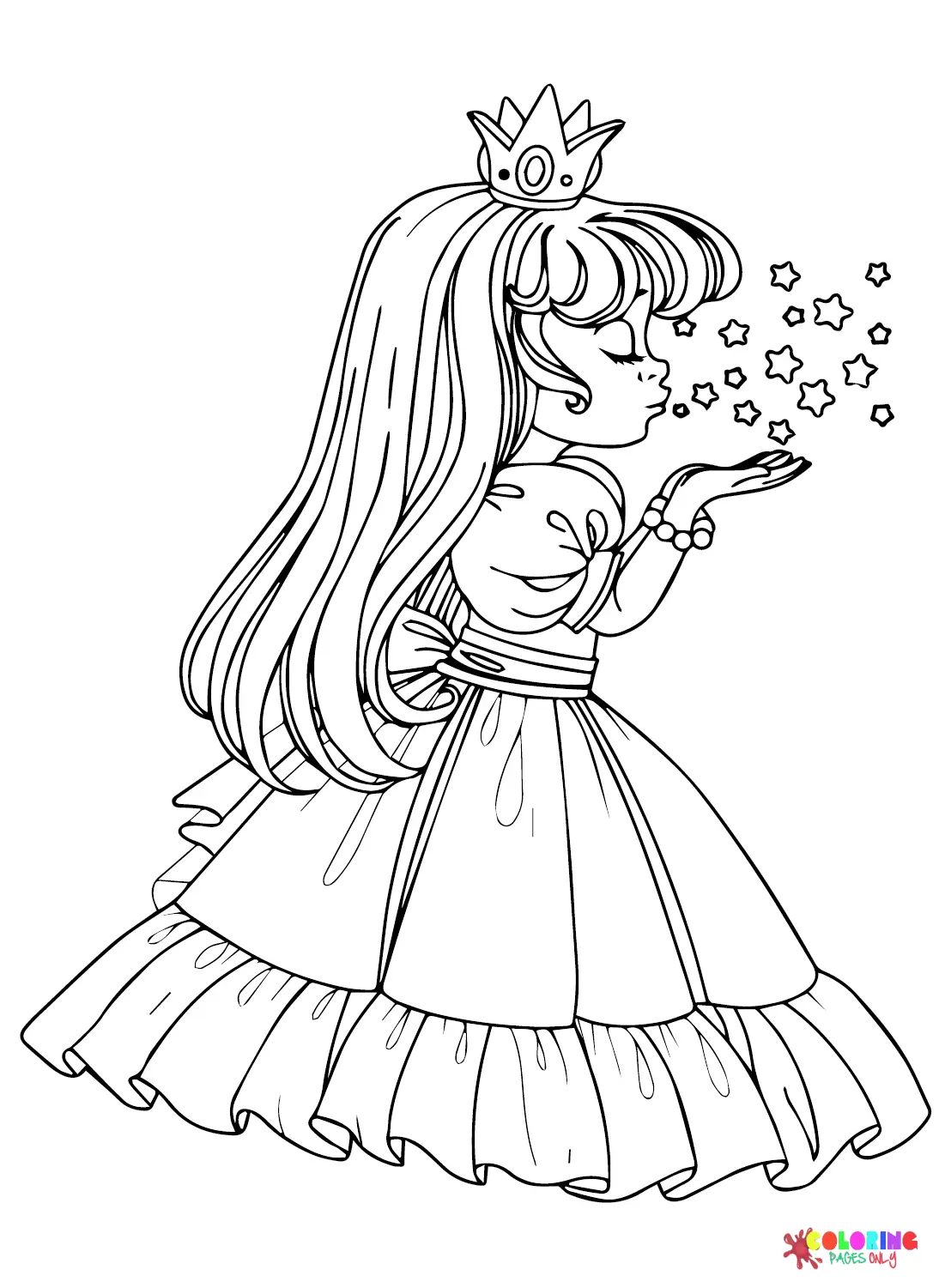 Queen Coloring Pages 22