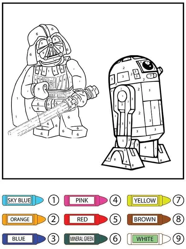 Desenhos de R2D2 Para Colorir 11