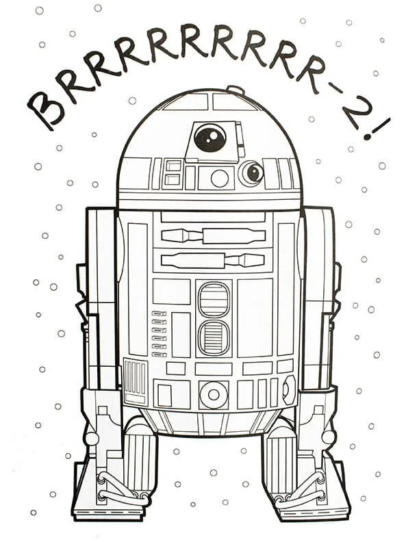 Desenhos de R2D2 Para Colorir 13