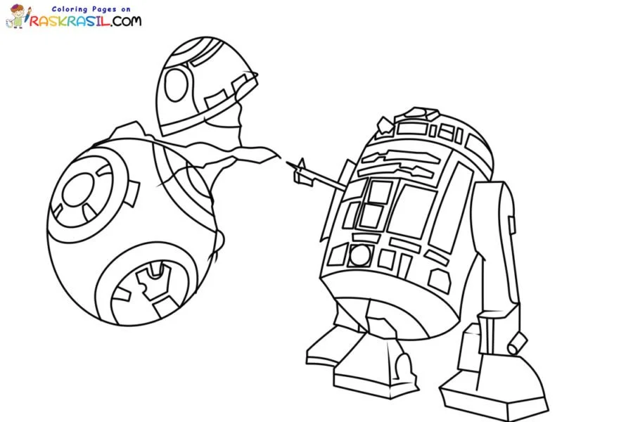 Desenhos de R2D2 Para Colorir 21