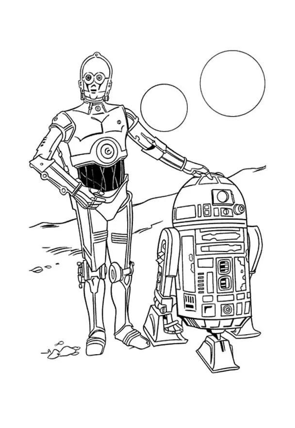 Desenhos de R2D2 Para Colorir 27