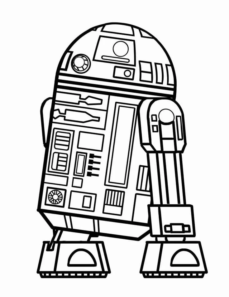 Desenhos de R2D2 Para Colorir 29