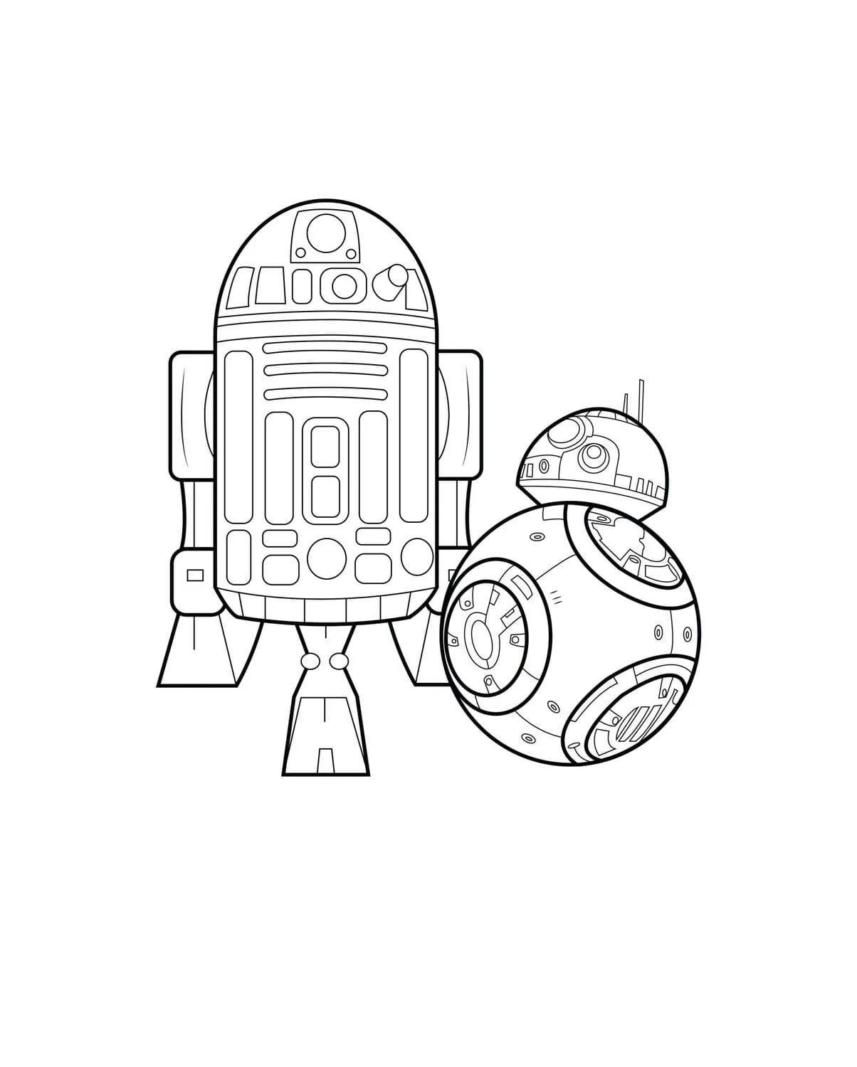 Desenhos de R2D2 Para Colorir 32