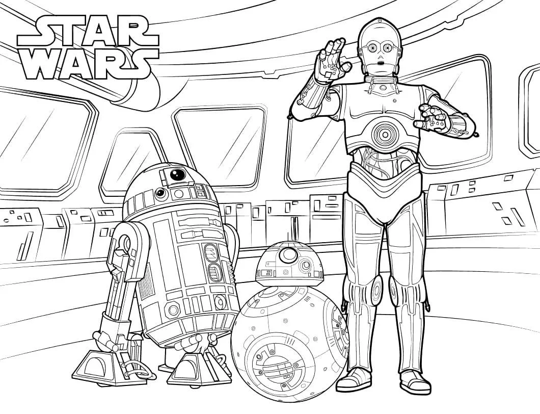 Desenhos de R2D2 Para Colorir 37