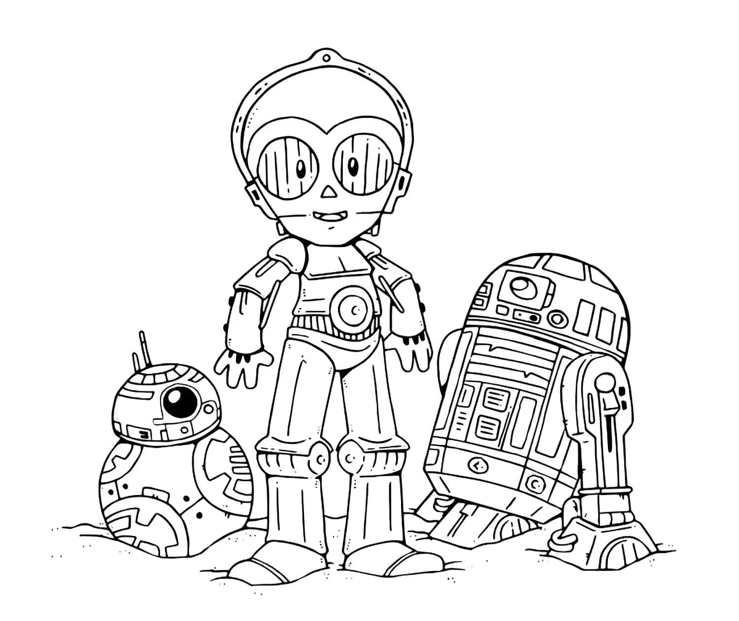 Desenhos de R2D2 Para Colorir 38