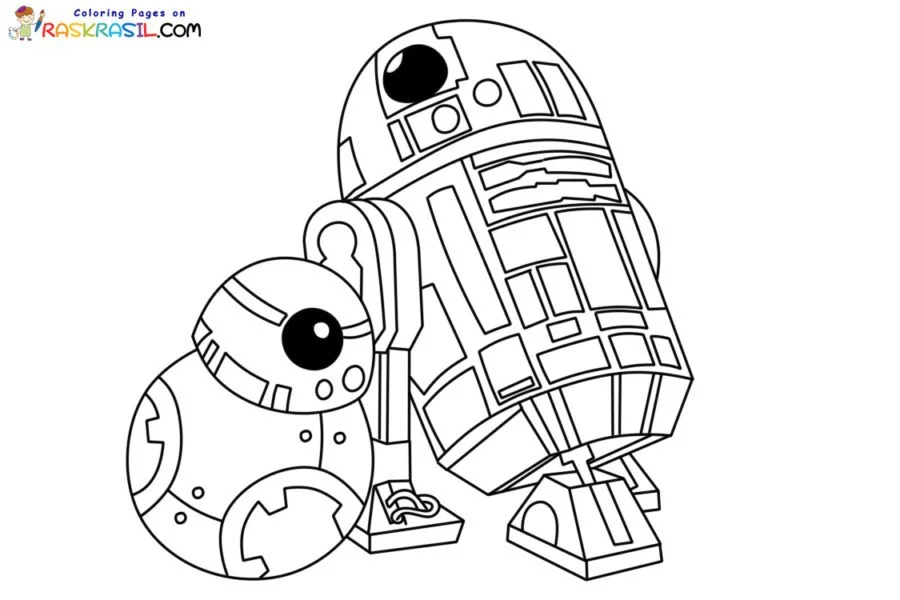 Desenhos de R2D2 Para Colorir 4