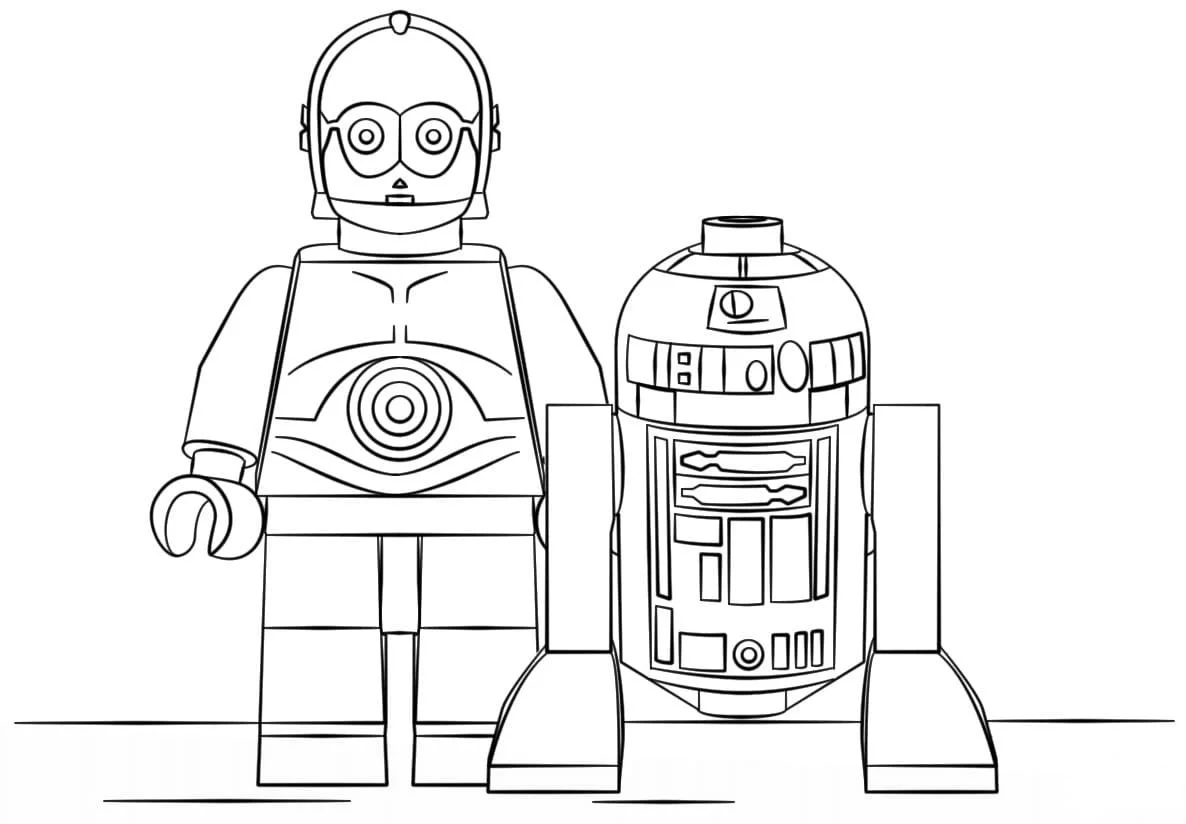 Desenhos de R2D2 Para Colorir 7