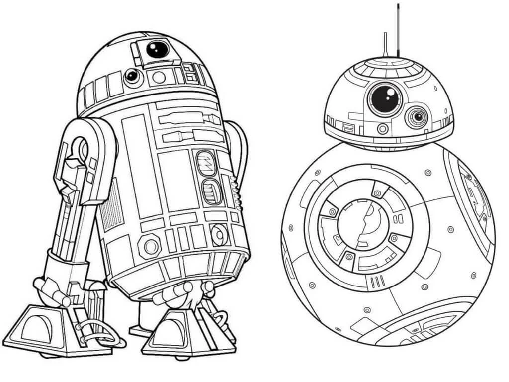 Desenhos de R2D2 Para Colorir 9