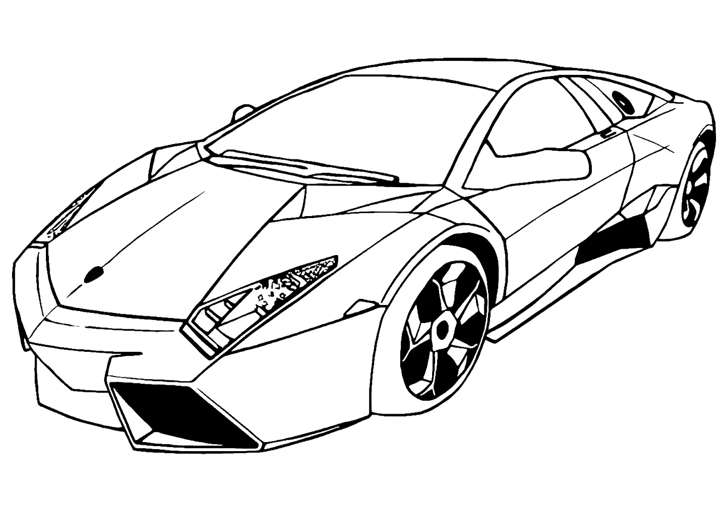 Racing Car Coloring Pages 1